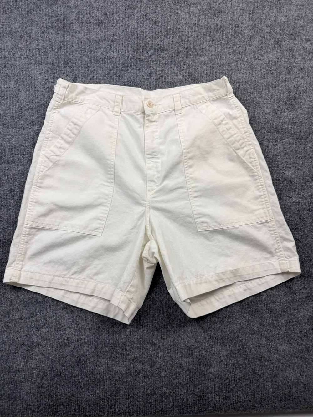 Duck Head Cream Flat Front Men's Shorts